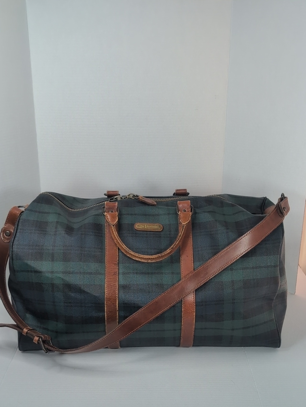 Polo Ralph Lauren Vintage Weekender Tartan Blackwatch Pattern